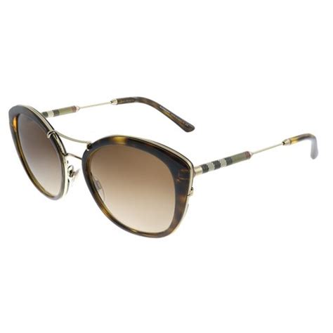 burberry dark havana brown gradient|Burberry BE 4251Q 300213 Womens Round .